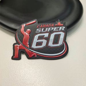 Écussons 3D Flexstyle personnalisés pour maillots de football écologiques, badges TPU gaufrés, étiquettes logo, patchs plaqués, découpés au laser - Product Image 3