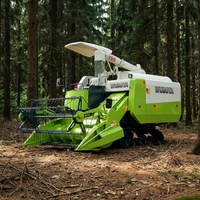 Moissonneuse-batteuse à riz Wubota 4LZ-5.5 100 CV Haute productivité Grain Riz Blé