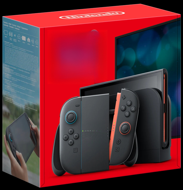 Handheld Game Console Neon Blue 100% Sales for 2 64GB/32GB Organic Light-Emitting Diode Joystick Controller Place Origin