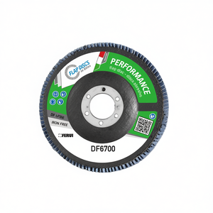 Disque à lamelles Fervi Performance DF6700, disque abrasif sans fer pour le ponçage des métaux - Product Image 1
