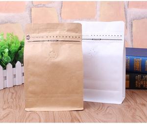 MOQ 100PCs 1lb 16oz Bolsa de café de fondo plano con válvula de desgasificación unidireccional Otras cafeteras Productos de impresión de embalaje Stock - Product Image 3