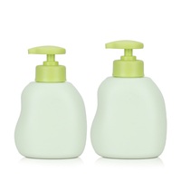Bouteille HDPE 320ml 420ml avec pompe à lotion pour bébé enfants bambin bébé shampooing gel de lavage du corps lotion crème conteneur pompe bouteilles
