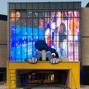 Đầy đủ màu sắc dính siêu mỏng p3.9 p7.8 hiển thị trong nhà ngoài trời Rèm thủy tinh trong suốt linh hoạt <span class=keywords><strong>LED</strong></span> bảng điều chỉnh <span class=keywords><strong>LED</strong></span> màn hình phim - Product Image 5