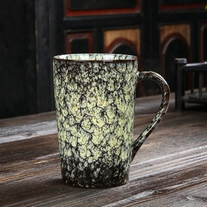 En gros usine <span class=keywords><strong>pas</strong></span> <span class=keywords><strong>cher</strong></span> prix design créatif 400ml en céramique émaillée de couleur tasse d'eau tasse - Product Image 3