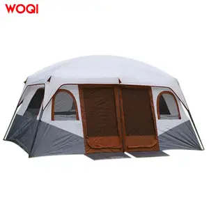WOQI Multi color High Appearance High Quality Automatic Popup Waterproof 10 Person Outdoor Home Camping Tent