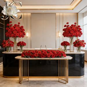 ดอกไม้ประดิษฐ์ 8 มิติ รุ่น OLER สีสันสดใส ลายกุหลาบและ<span class=keywords><strong>กล้วยไม้</strong></span> สำหรับตกแต่งบ้านและโต๊ะงานเลี้ยง - Product Image 1