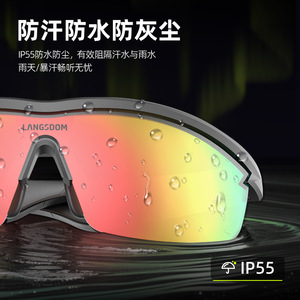 Langsdom <b>Bluetooth</b> Sunglasses With Earphones Wireless Music Calling For Cycling Sports Outdoor Use - Product Image 3