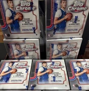 Venta al por Mayor de Cajas de Cartas Coleccionables de Baloncesto TOPPS Chrome Hanger Box Top NBA Mega Version 25-26, Juego de Cartas Coleccionables de Estrellas del Baloncesto - Product Image 2