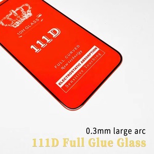 10H lunettes trempées protection d'écran complète 111D verre trempé pour Iphone - Product Image 3