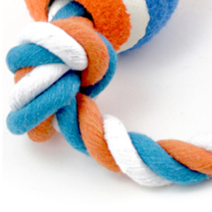 Jouet en corde de coton de 41 cm, couleurs mélangées, interactif et mobile, pour animaux de compagnie - Product Image 2