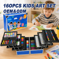 Fournitures artistiques, ensemble de peinture, 160 pièces, De Arte pour enfants, coffrets de coloriage professionnels pour enfants, LT73400