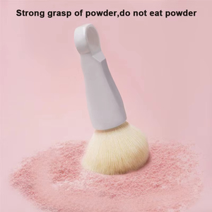 Juego de Brochas de Maquillaje Profesional Personalizable con Logotipo Personalizado, Virola de Aluminio, Pelo Sintético de Cabra Suave, Brochas Pequeñas para Rubor Facial - Product Image 4