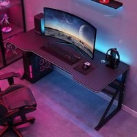 Escritorio de Computadora en Forma de L con Superficie de Madera Resistente y Estructura de Hierro, Diseño Ergonómico, 5+ Espacios de Almacenamiento, para Oficina