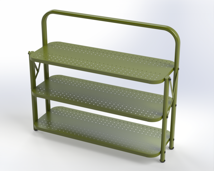 3 Tier Modern Metal Display Racks Foldable Shoes Stand Promotion Customization Color & Size Shelf for Home Retail Shops — view 6