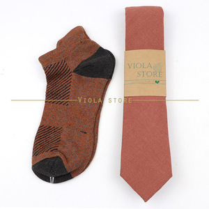 Conjunto de calcetines a rayas de algodón para hombre, conjunto de ropa masculina informal, a la moda, color azul, verde, azul marino, Primavera, regalo, corbata, accesorio - Product Image 4