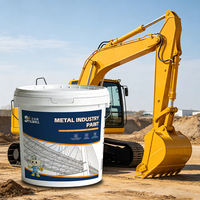 Revêtement Liquide Antirouille pour Structure Métallique Séchage Rapide en 30 Minutes Convertisseur de Rouille 2 en 1 Peinture Marine pour Protection Métallique