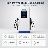 Nouveau chargeur rapide DC 180kW-480kW CCS2 double pistolet IP55 sur pied EVSE OCPP pour flotte de bus GBT