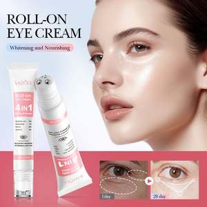 Crème pour les <span class=keywords><strong>yeux</strong></span> en <span class=keywords><strong>roll</strong></span>-<span class=keywords><strong>on</strong></span> raffermissante et nourrissante à la nicotinamide SADOER en marque propre, réparation des cernes, crème instantanée pour éliminer les poches sous les <span class=keywords><strong>yeux</strong></span> - Product Image 2