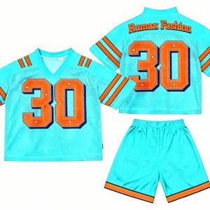 Shorts de basket-ball double maille personnalisés pour hommes, ensemble t-shirt et short surdimensionné imprimé pour l'été, idéal pour le fitness - Product Image 1