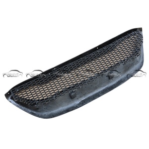 Rejilla de Fibra de Carbono Estilo H2 para Parachoques Delantero, Rejilla de Flujo de Aire para Hyundai Genesis Coupe 2009-2011 - Product Image 4