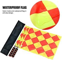 Drapeaux d'arbitre de football professionnels en mousse pour arbitre de touche, avec sac de transport – Nouveauté promotionnelle pour la sublimation