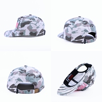 Casquette de baseball snapback 5 panneaux non structurée à visière vieillie, rose vif camouflage, avec logo brodé personnalisé, vente en gros usine BSCI