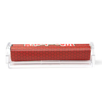 Accessoires pour fumeurs très vendus, logo personnalisé Backwoods, taille 125 mm, matériau ABS, machine à rouler les cigarettes manuelle en plastique colorée