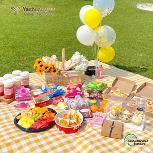 Tapete de Picnic Plegable con Diseño Floral, Tela Oxford Verde, Rectangular, para Acampar al Aire Libre, Uso en Todas las Estaciones - Product Image 4