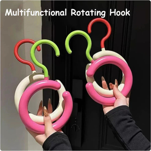 Organizador de Accesorios para Armario, Gancho Circular Resistente para Colgar Sombreros, Antideslizante, para Guardar Sombreros, Bufandas, Toallas y Corbatas - Product Image 5