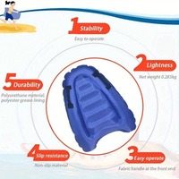 Mini chaise flottante gonflable pliable avec poignée pour la plage, la piscine, le rafting et les sports nautiques