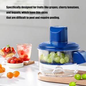Máquina Eléctrica para Pelar Uvas, Máquina Automática para Pelar Frutas Pequeñas y Ajo, Juego de Peladores de Grado Profesional - Product Image 6