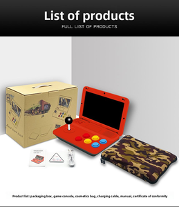 A13 Xách Tay Phím Điều Khiển TV Trò Chơi Giao Diện Điều Khiển Retro Cổ Điển 10 Inch Màn Hình Lớn Không Dây 2.4Ghz 64GB Bộ Nhớ 15000 30000 Được Xây Dựng Trong Trò Chơi - Product Image 4