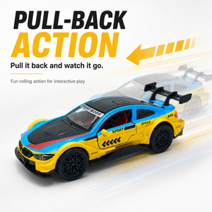 YZModel Coche Deportivo de Juguete de Aleación Fundida a Presión a <span class=keywords><strong>Escala</strong></span> 1:36 con Puertas Abribles y Ruedas Móviles para Niños - Product Image 3