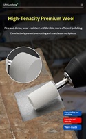 Disque de polissage et de meulage en feutre de laine à tige de 2,35/3 mm pour accessoires d'outils rotatifs Dremel – Vente en gros