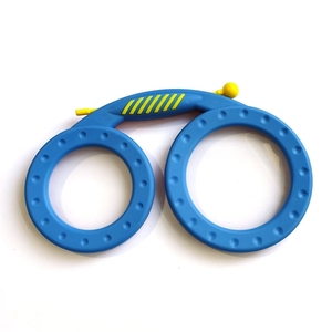 Wholesale Glasses Shape Hand <b>Drum</b> with Built-in Mallet For Kids Early Music Rhythm Teaching - Product Image 3