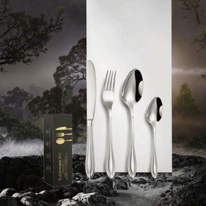Ensemble de Couverts de Luxe en Acier Inoxydable Doré Poli Miroir, Qualité Restaurant, Cuillères, Fourchettes, Couteaux en Gros pour la Restauration - Product Image 2