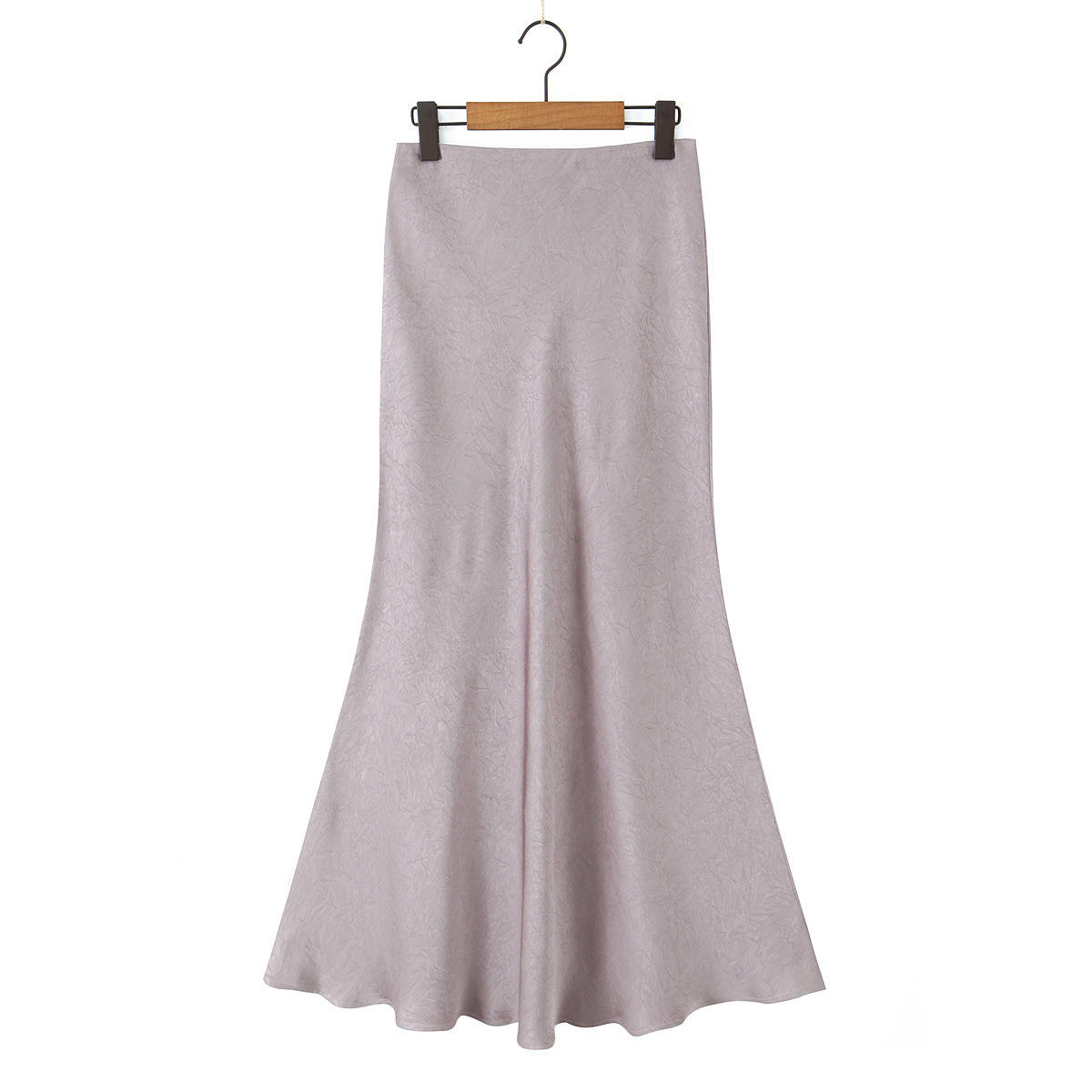 กระโปรงสั้นสีม่วงอ่อน