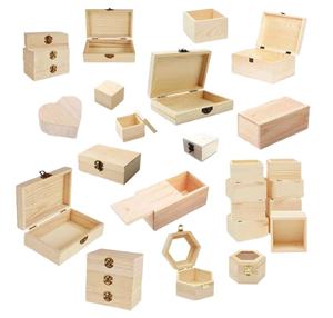 Boîte d'emballage personnalisée <span class=keywords><strong>en</strong></span> <span class=keywords><strong>bois</strong></span> de pin Boîte <span class=keywords><strong>à</strong></span> glissière <span class=keywords><strong>en</strong></span> <span class=keywords><strong>bois</strong></span> Boîte de rangement inachevée décorative pour bijoux <span class=keywords><strong>en</strong></span> bambou avec couvercle coulissant - Product Image 1