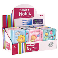 Carnet de notes scolaire portable A7 pour enfants, design mignon de dessin animé, couverture en papier, cadeau