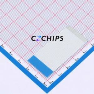 HX FFC-1.0-22P-50mm F FFC Cable (Flexible Flat Cable) P=1mm Connector 22P 1mm 0.3mm Reverse - Product Image 2