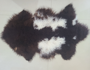 Alfombra <span class=keywords><strong>de</strong></span> <span class=keywords><strong>piel</strong></span> <span class=keywords><strong>de</strong></span> <span class=keywords><strong>cordero</strong></span> tibetana con manchas naturales, Alfombra <span class=keywords><strong>de</strong></span> <span class=keywords><strong>piel</strong></span> <span class=keywords><strong>de</strong></span> <span class=keywords><strong>cordero</strong></span> mongol tibetano - Product Image 3