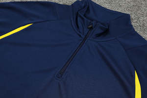 热卖足球夹克和裤子最新俱乐部男子长袖训练足球服透气足球运动服 - Product Image 5