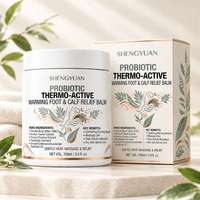 Baume Chauffant Botanique Fermenté pour Massage des Pieds 100ml – Soin Post-Activité Pieds et Mollets – Confort Peaux Sèches – Bien-être SPA – Marque Privée