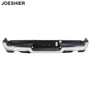Nuevo Conjunto de Parachoques Trasero de Aleación de Aluminio de Alta Calidad Personalizado para RAM 1500 2019-2022 con Doble Escape, Seis Orificios para Sensores y Cromado - Product Image 1