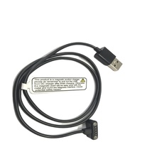 Cable de alimentación tipo T de 4 pines con conector USB para PCB, cable conector magnético Pogo Pin macho y hembra para dispositivos inteligentes, relojes y anillos.