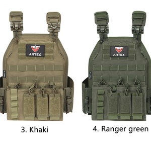 เสื้อเกราะกันกระสุนแบบถอดได้ Black Molle อุปกรณ์ป้องกันตัวทางยุทธวิธี เสื้อเกราะแบบปลดเร็วสำหรับผู้ชาย - Product Image 4