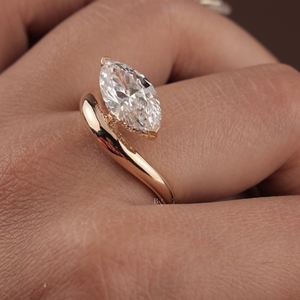 Exquisito Anillo de Compromiso para Mujer en Plata, Oro de 10K, Oro de 14K, Oro de 18K con Diamante Cultivado en Laboratorio de 3.1 Quilates, Joyería Fina para Novia - Product Image 4
