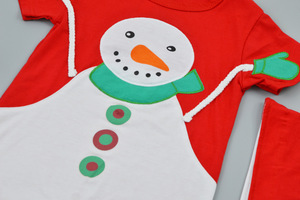 Conjuntos de Ropa Navideña para Niños, Mono de Muñeco de Nieve Unisex para Bebés, Venta al por Mayor - Product Image 4