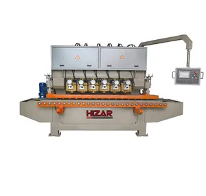 H6E-80B Stone Edge Polishing and Profiling Machine Multi Heads Stone Line Moulding Machine for Countertop Edge Chamfering