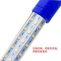 Lumière Submersible à 3 lignes LED, éclairage étanche pour Aquarium, poisson rouge, blanc et bleu, offre spéciale, 270 degrés